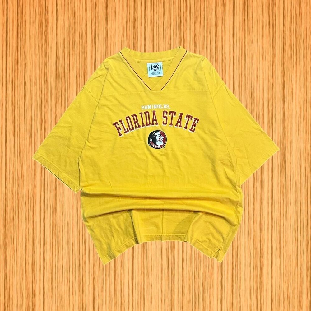 Vintage Lee Sport Florida State Seminoles Embroidered V-Neck Shirt